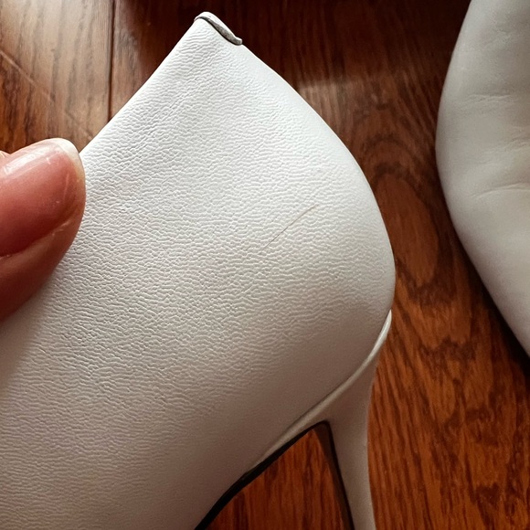 Something Navy Dina Pumps - White Leather - Picture 5 of 16